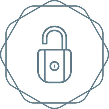 simge vektör illüstrasyonunun kilidini aç 