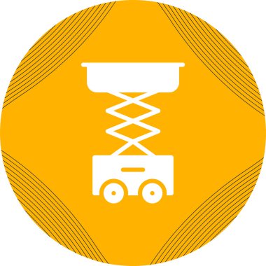 Makas Kaldırma simgesi vektör illüstrasyonu    