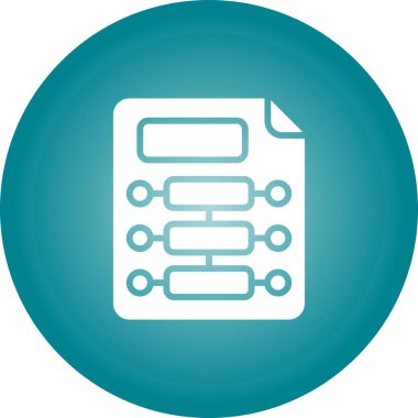 Infographic web simgesinin vektör illüstrasyonu