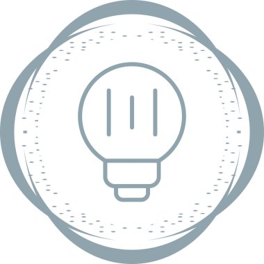  Led Ampul simgesi tasarım vektörü