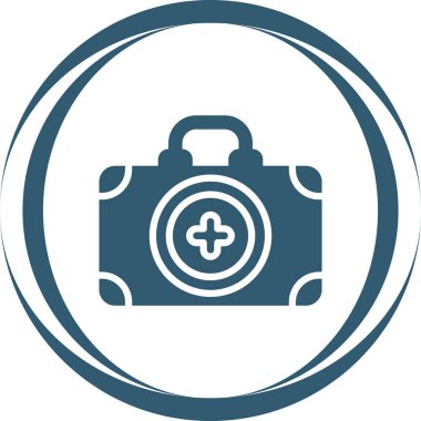 İlk yardım kiti vektör illüstrasyonu