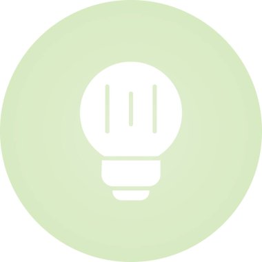  Led Ampul simgesi tasarım vektörü