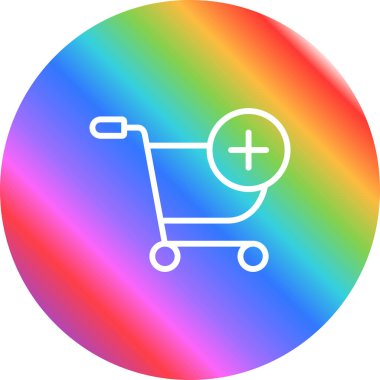  Alışveriş Arabası Web simgesi vektörü ekle 