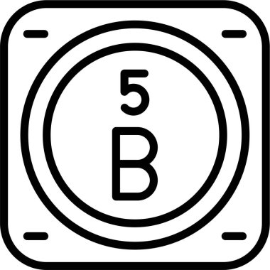 boron kimyasal element ağ basit illüstrasyon