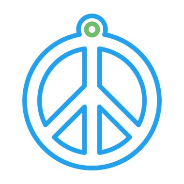 Barış işareti web illüstrasyon tasarımı