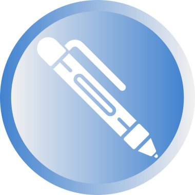 kalem simgesi, vektör illüstrasyonu basit tasarım