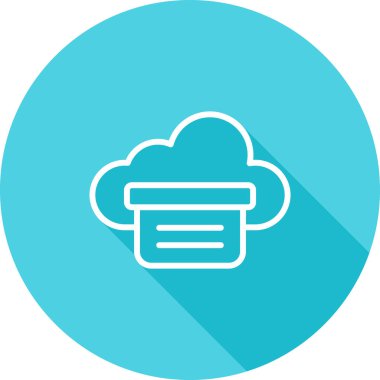 Kaplama simgesinin vektör illüstrasyonu