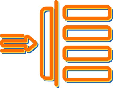 margin web simgesi, vektör illüstrasyon tasarımı 