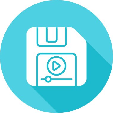 Disket Simgesi, Beyaz Arkaplanda izole edilmiş Kaydet düğmesi.