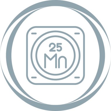 Periyodik tablo ağının kimyasal elementi basit illüstrasyon