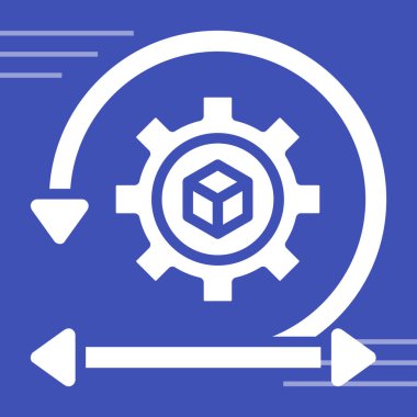  Özyinelemeli Tasarım ikon vektör çizimi 