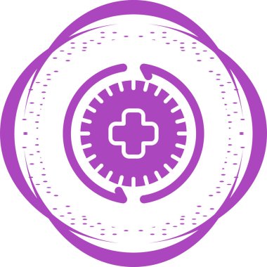 Geçmiş web simgesi vektör illüstrasyonu