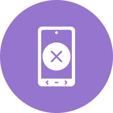 çapraz simgenin vektör illüstrasyonu 