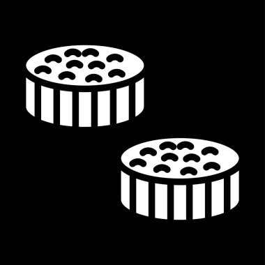 Suşi simgesinin basit web çizimi