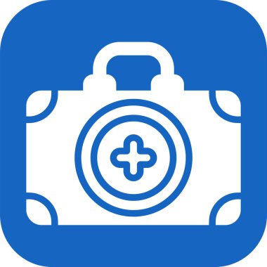 İlk yardım kiti vektör illüstrasyonu