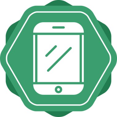 akıllı telefon simgesi, vektör illüstrasyonu basit tasarım