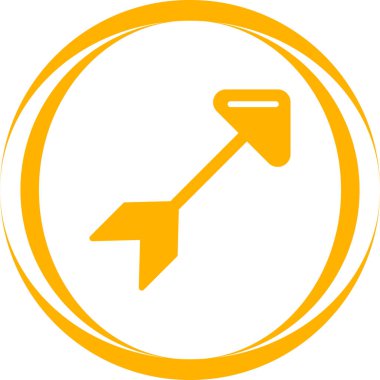 ok web simgesi, vektör çizim