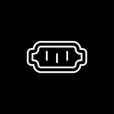 Pil. Web simgesi basit illüstrasyon 