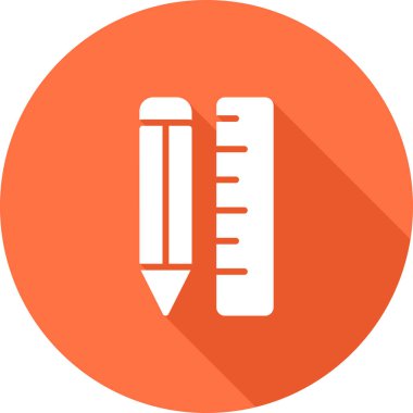 Kırtasiye simgesi, basit vektör illüstrasyonu 