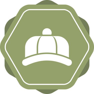 hat web simgesi vektör illüstrasyonu 