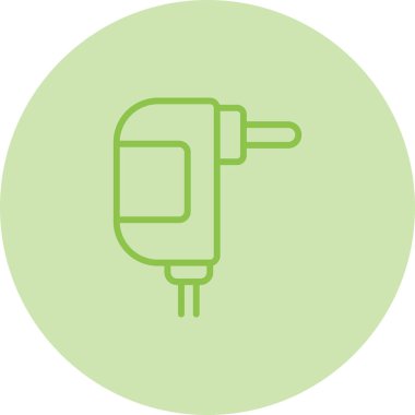 elektrik dolgu simgesi web illüstrasyonu