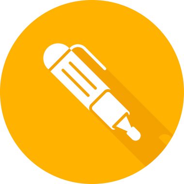 İşaretleyici Kalem Web simgesi basit illüstrasyon