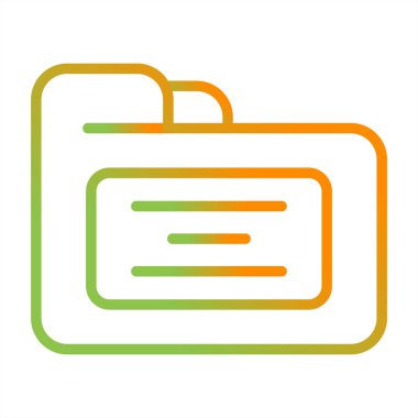 dizin web simgesi, basit vektör illüstrasyonu