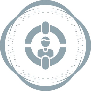 Müşteri Segmentasyon simgesinin vektör illüstrasyonu