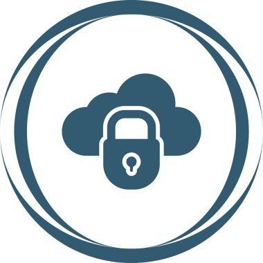 Özel Bulut simgesi, basit tasarım