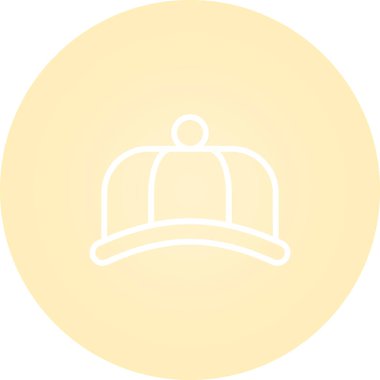 hat web simgesi vektör illüstrasyonu 