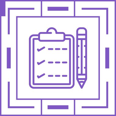 pad web simgesi vektör illüstrasyonu yazılıyor 