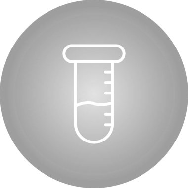 Test Tüneli web simgesi, basit vektör illüstrasyonu