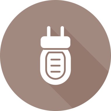 Kapasitör web simgesinin vektör illüstrasyonu