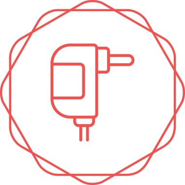 elektrik dolgu simgesi web illüstrasyonu