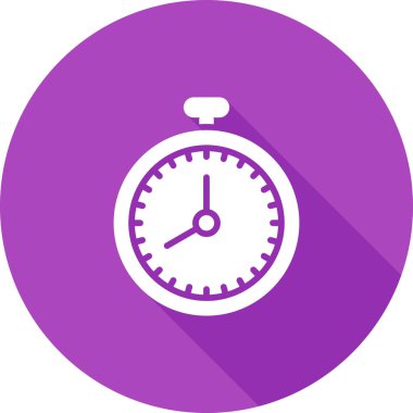Kronometre Web simgesi basit illüstrasyon