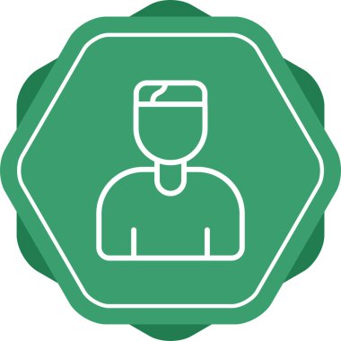 kullanıcı. Web simgesi vektör illüstrasyonu