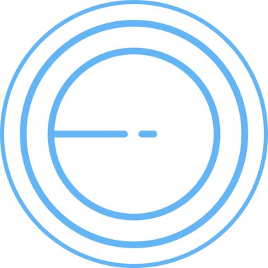 Çember olun. Web simgesi basit tasarım