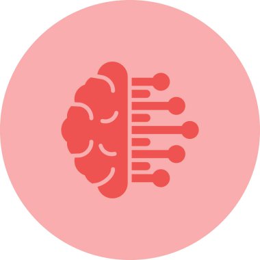  İş Zekası web simgesi vektör illüstrasyonu 