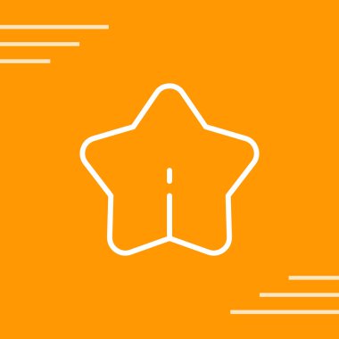 yıldız simgesi, vektör çizimi