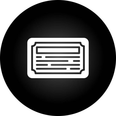 Sertifika simgesi, vektör illüstrasyonu basit tasarım