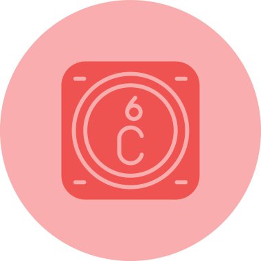 Periyodik tablonun karbon kimyasal elementinin web çizimi