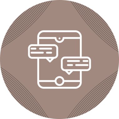 Metin Satır vektörüyle Konuşma Baloncuğu