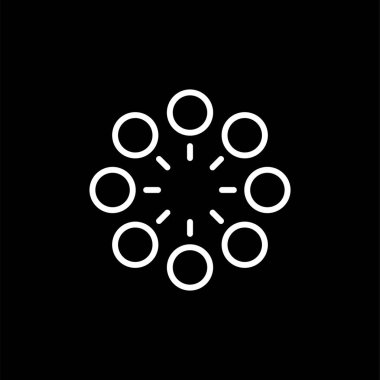 Simge yükleme vektör illüstrasyonu