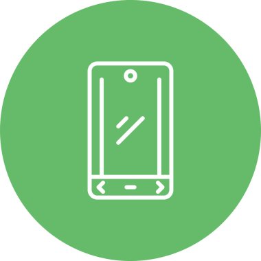 akıllı telefon simgesi, vektör illüstrasyonu basit tasarım