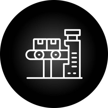 Taşıyıcı Şerit simgesi, vektör illüstrasyonu 