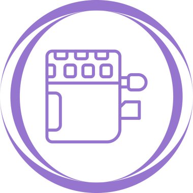 Düz Aktarım simgesi. vektör illüstrasyonu