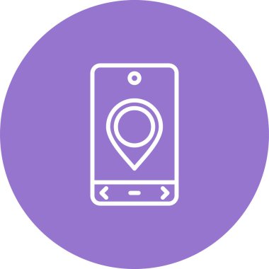 Konum simgesinin vektör illüstrasyonu