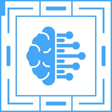  İş Zekası web simgesi vektör illüstrasyonu 