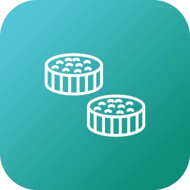 Suşi simgesinin basit web çizimi