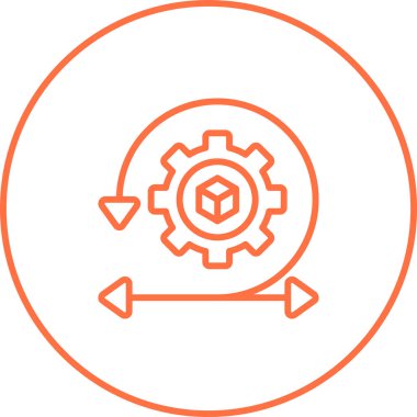  Özyinelemeli Tasarım ikon vektör çizimi 